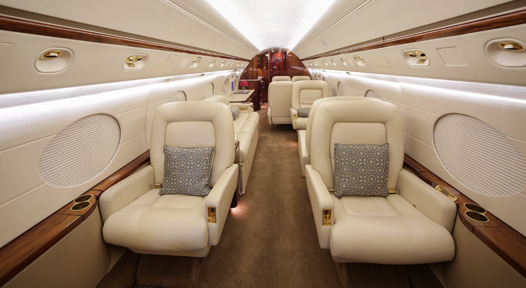 Gulfstream kabin içi